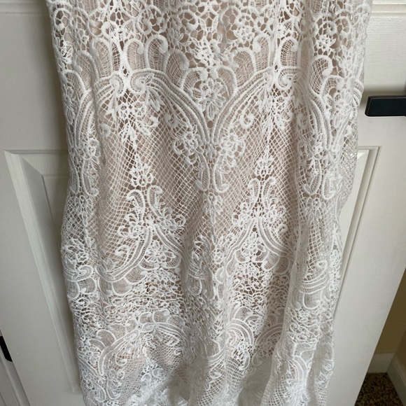 NWT Boho Lace Wedding Dress - Picture 8 of 12